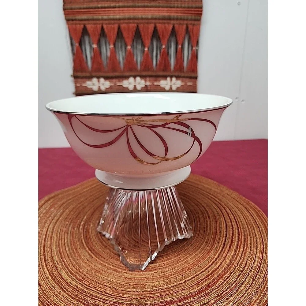 Kate Spade NewYork By Lenox Belle Boulevard Footed Serving Bowl 8.75